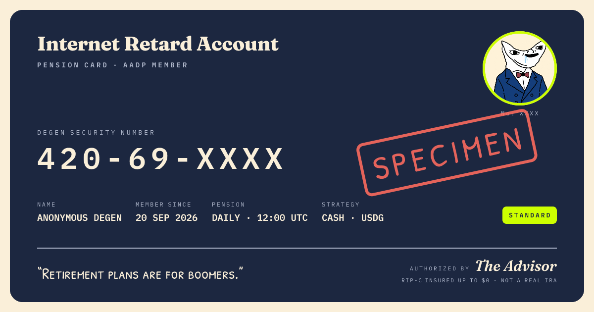 Your Pension Card
